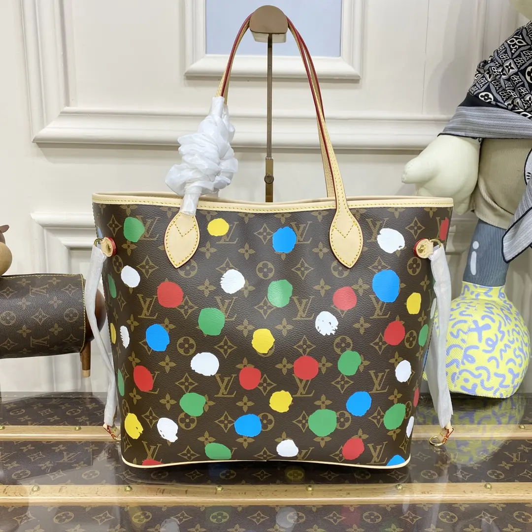 x yayoi kusama lv x yk neverfull mm m46381 6 x yayoi kusama lv x yk neverfull mm m46381 6