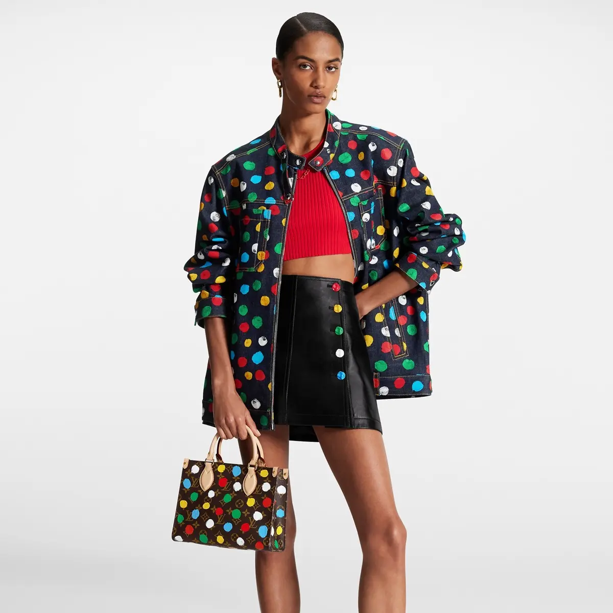x yayoi kusama lv x yk onthego pm bag m46380 3 x yayoi kusama lv x yk onthego pm bag m46380 3
