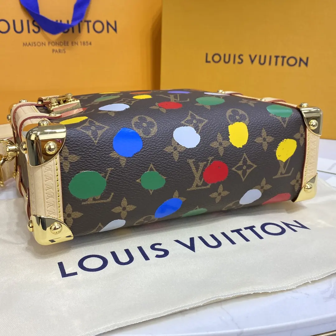 x yayoi kusama lv x yk side trunk m46396 6 x yayoi kusama lv x yk side trunk m46396 6