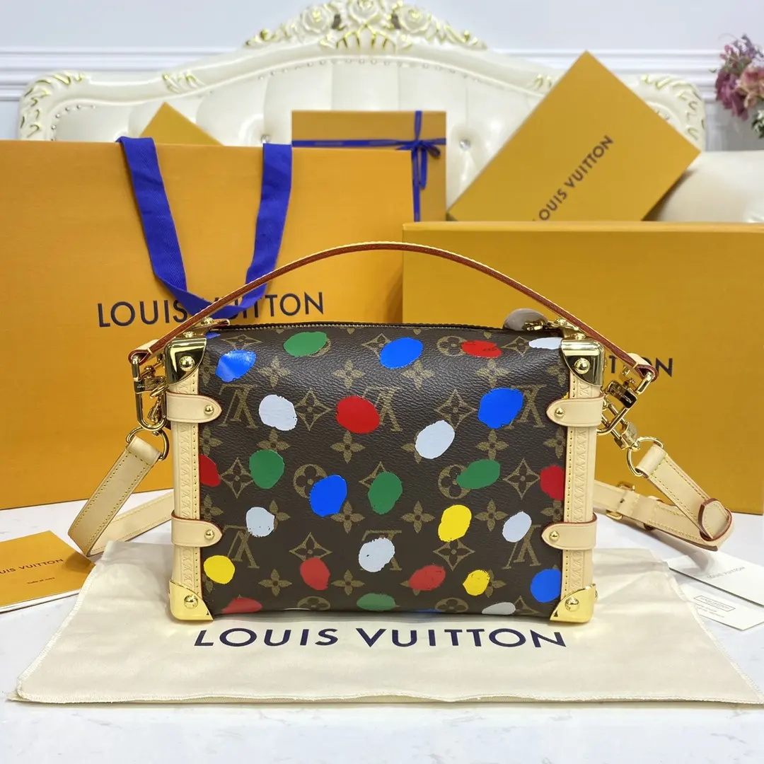 x yayoi kusama lv x yk side trunk m46396 8 x yayoi kusama lv x yk side trunk m46396 8