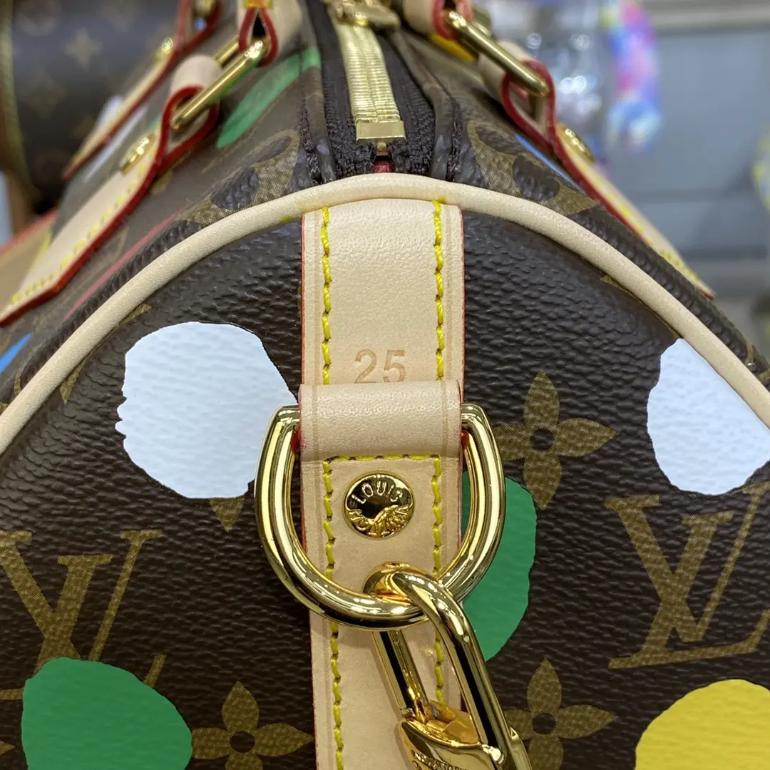 x yayoi kusama lv x yk speedy bandouliere 25 m46433 7 x yayoi kusama lv x yk speedy bandouliere 25 m46433 7