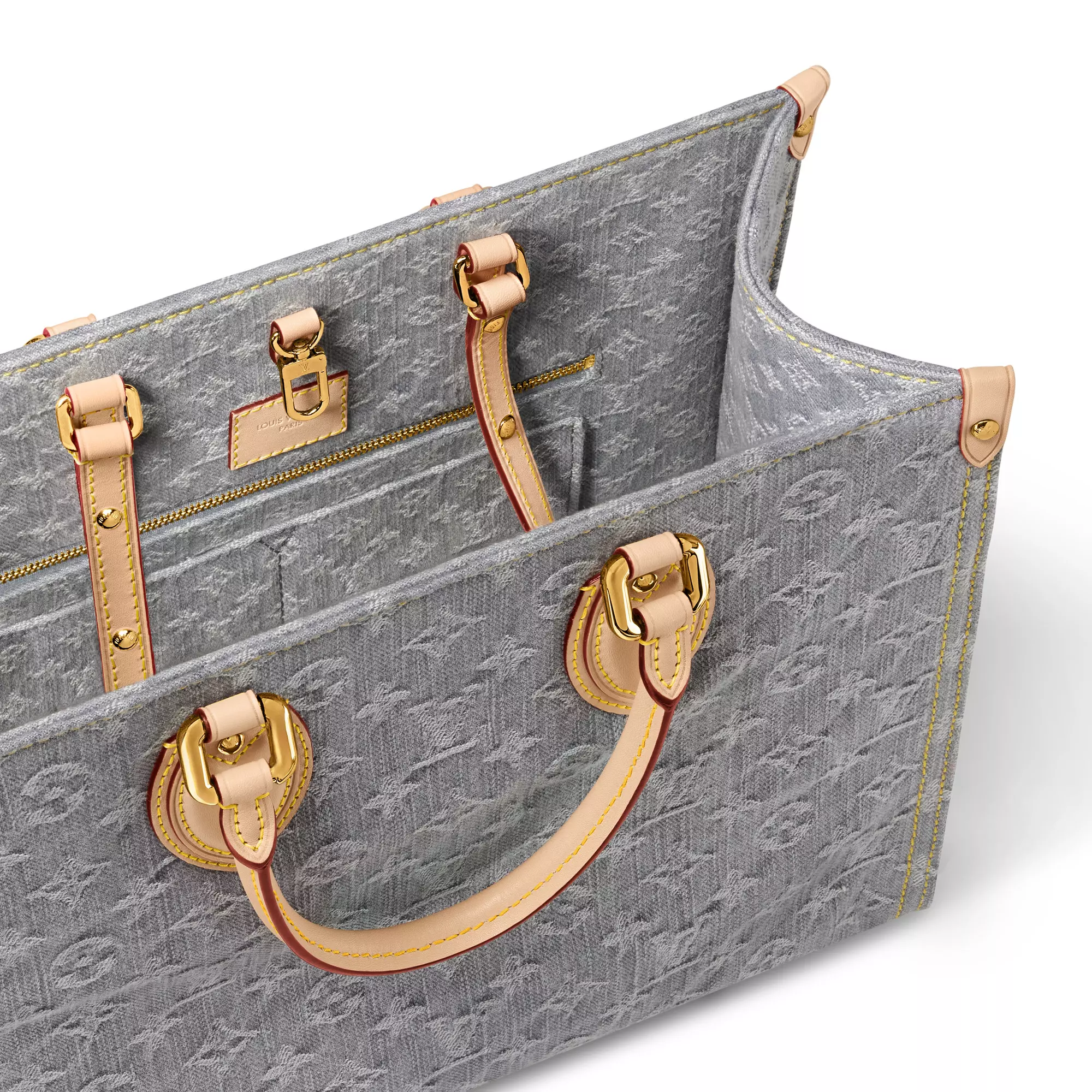 onthego mm monogram denim gray 4 onthego mm monogram denim gray 4