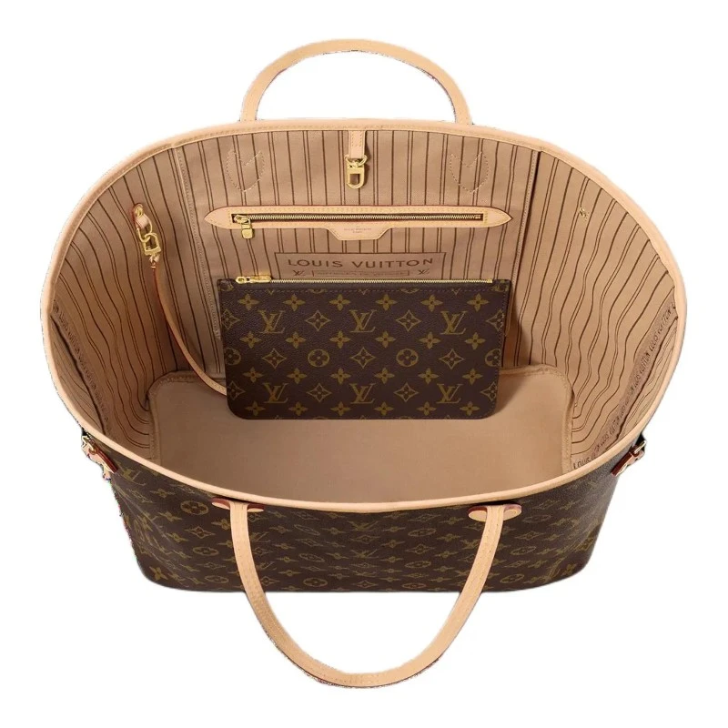 (wmns) louis vuitton neverfull gm monogram canvas handbag brown m46978 m46978 3