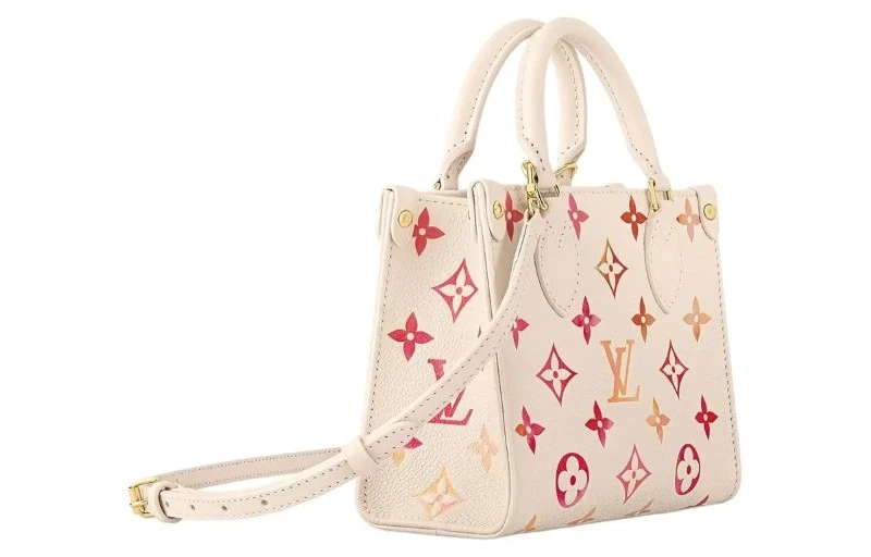 (wmns) louis vuitton onthego bb monogram empreinte handbag sunrise aquarelle m47115 m47115 2