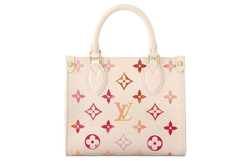 (wmns) louis vuitton onthego bb monogram empreinte handbag sunrise aquarelle m47115 m47115 3