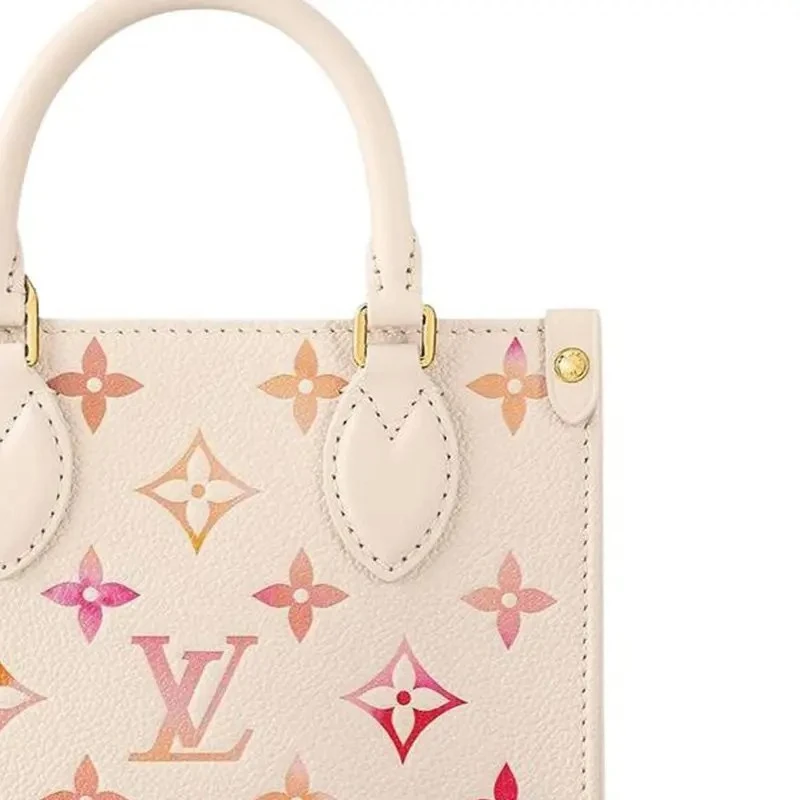 (wmns) louis vuitton onthego bb monogram empreinte handbag sunrise aquarelle m47115 m47115 5